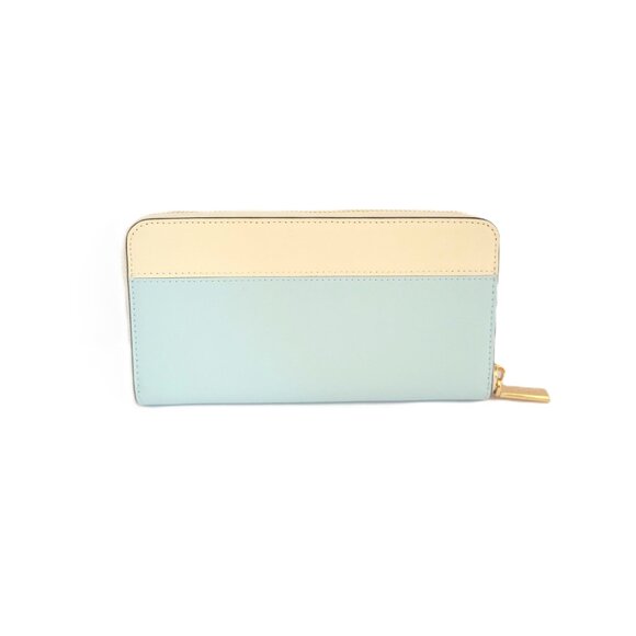Kate Spade KI365 Madison Large Continental Wallet Colorblock Crisp Sky Clutch - Picture 3 of 5